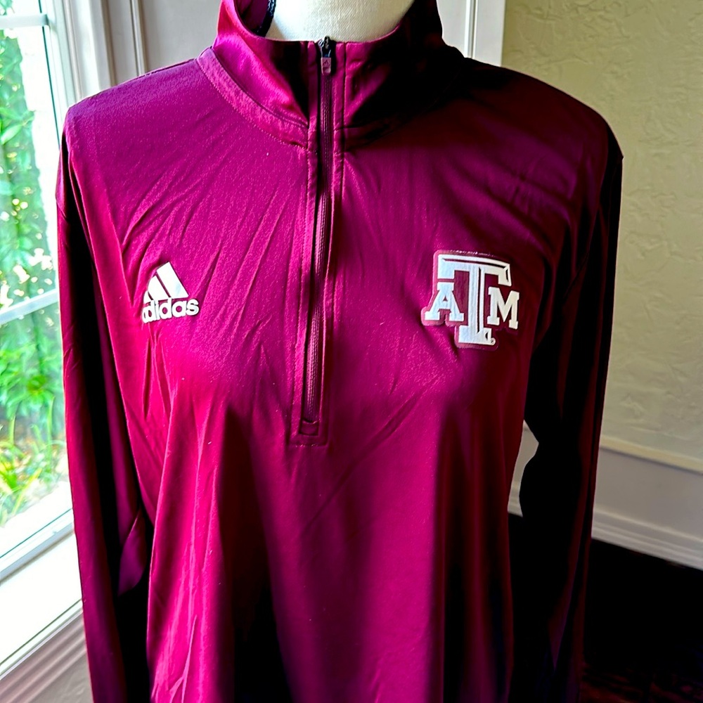 Texas A&M half zip jacket